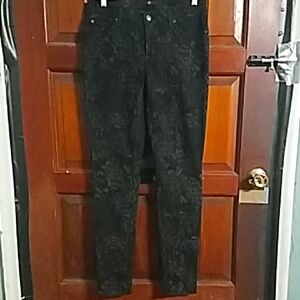 7 For All Mankind Skinny Jeans, Floral Pattern Size:29, Nwot